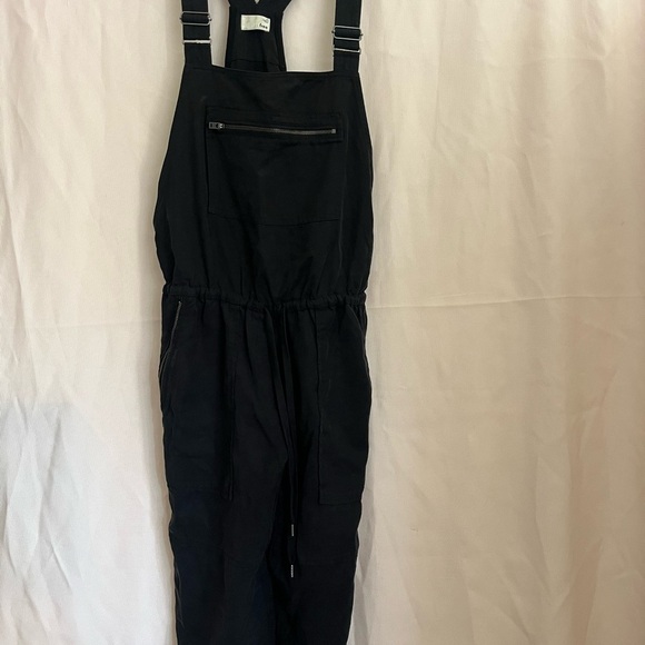 Wilfred Black Denim Overalls Modern Workwear Style size xs - Picture 2 of 5